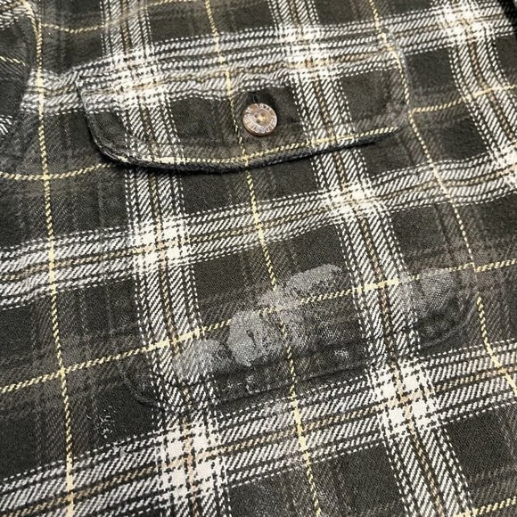 Field & Stream Flannel Button Shirt Long Sleeve Mens Medium Plaid I3 - Picture 4 of 12